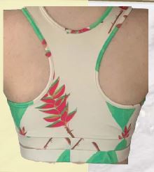 Heliconia Two Strap Sport's Bra - Element