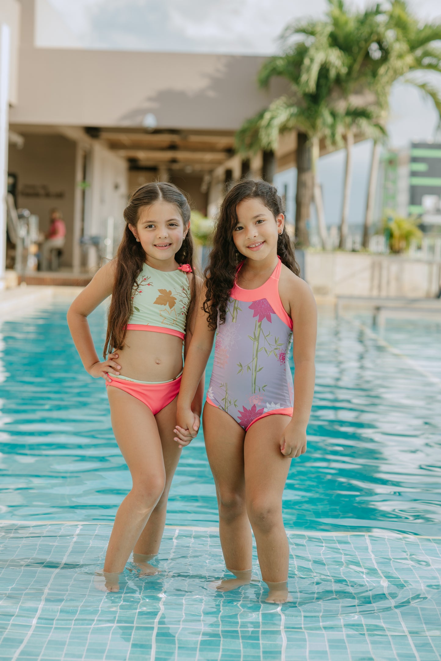 Flor de Loto Girl's One-Piece Swimsuit