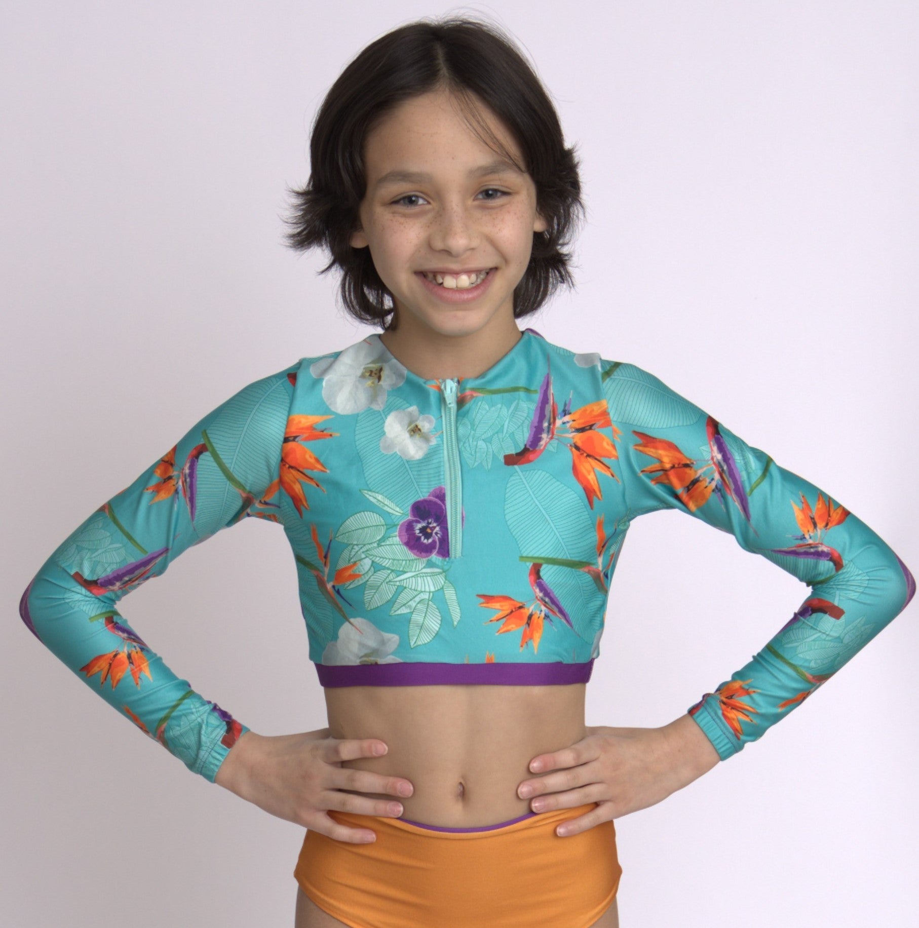 Ave del paraiso Girl's long sleeve top - Element